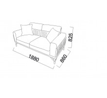 Двухместный диван Валенсия (Valencia) Беллона