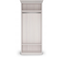 Шкаф 2-х дверный зеркальный Неаполь Ясень анкор светлый (патина "серебро") Шкаф 2-х дверный зеркальный Неаполь Ясень анкор светлый (патина "серебро")