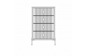 Бельевой комод для спальни Люксор МН-042-13