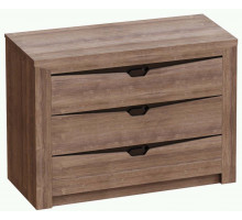 Комод для белья с тремя ящиками Соренто Дуб Стирлинг Комод для белья с тремя ящиками Соренто Дуб Стирлинг
