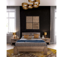 Двуспальная кровать Соренто Дуб Стирлинг Двуспальная кровать Соренто Дуб Стирлинг