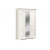 Шкаф для одежды Лика ММ-137-01/03 (белая эмаль)