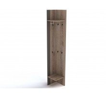 Напольная угловая вешалка для одежды ПХ-3 (ЯТ) Ханна с полками Напольная угловая вешалка для одежды ПХ-3 (ЯТ) Ханна с полками