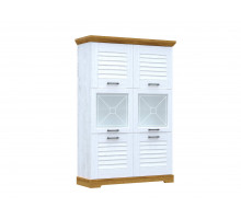 Двухстворчатый шкаф-витрина для посуды ГК-2 (СА/ОРН) Кантри Двухстворчатый шкаф-витрина для посуды ГК-2 (СА/ОРН) Кантри