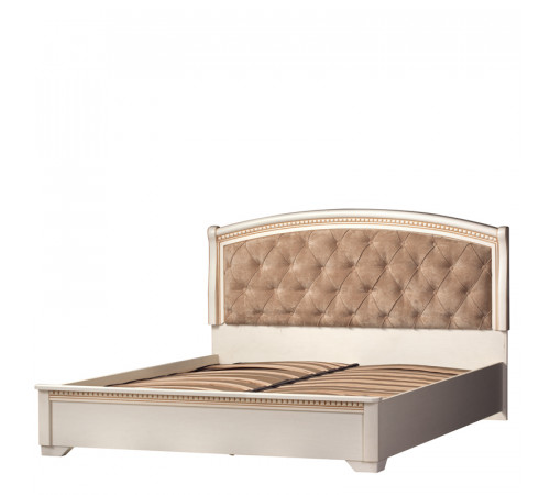 Кровать двуспальная 1600 Парма кремовый белый Кровать двуспальная 1600 Парма кремовый белый